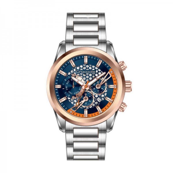 Crocodile CM-019D11C Silver Rosegold